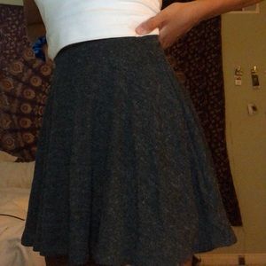Grey skater skirt